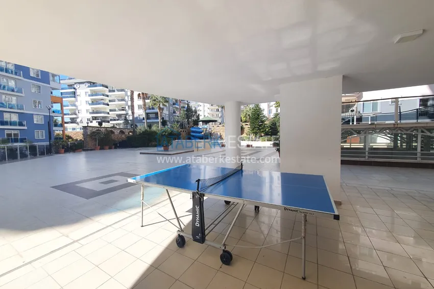 Furnished apartment in Tosmur district in a complex with infrastructure 10 