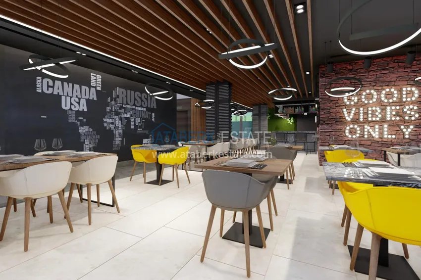 Apartment in the center of Alanya in a complex at the final stage of construction 11 