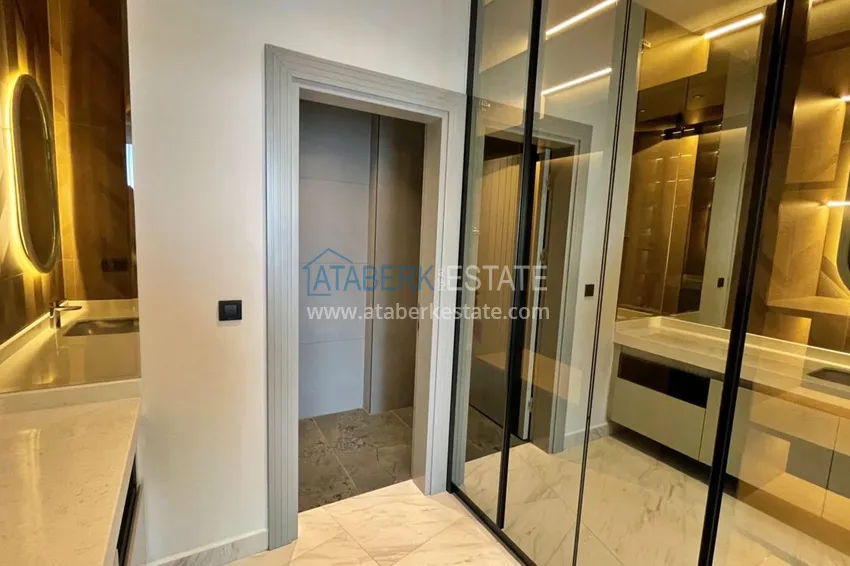 Purchase Apartment in Kargicak furnished in a residence on the first coastline 10 