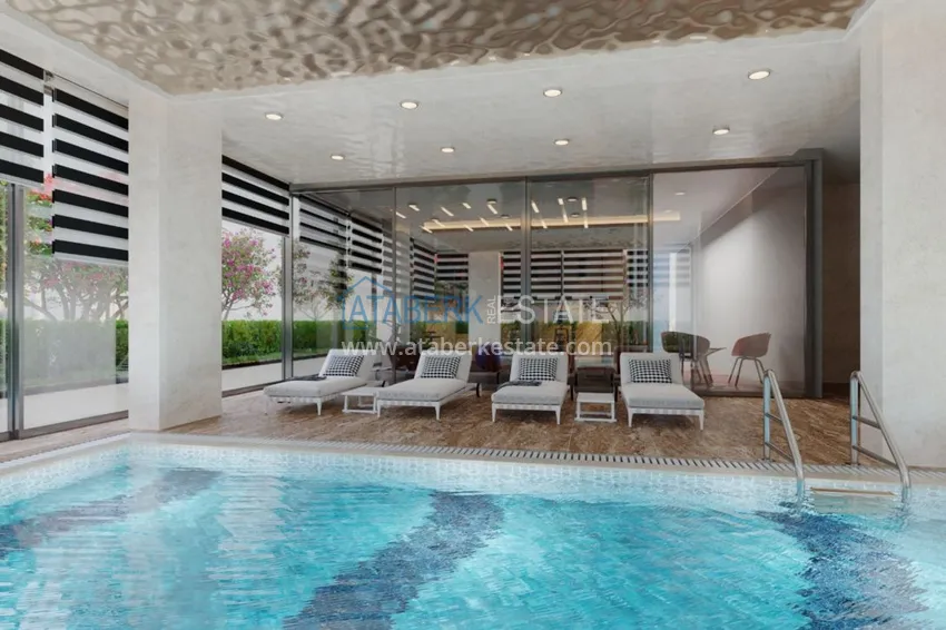 A new project of a premium class residential complex in Avsallar-Alanya 35 