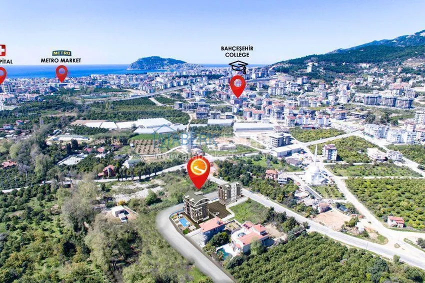 New project of a low-rise residential complex in Alanya, Upper Oba district 18 