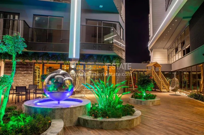 Rent an apartment in the center of Alanya in a luxury residential complex  14 
