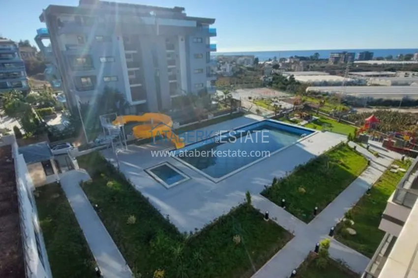 Purchase  Apartment in Kargicak from the owner in a residential complex under construction overlooking the sea 12 