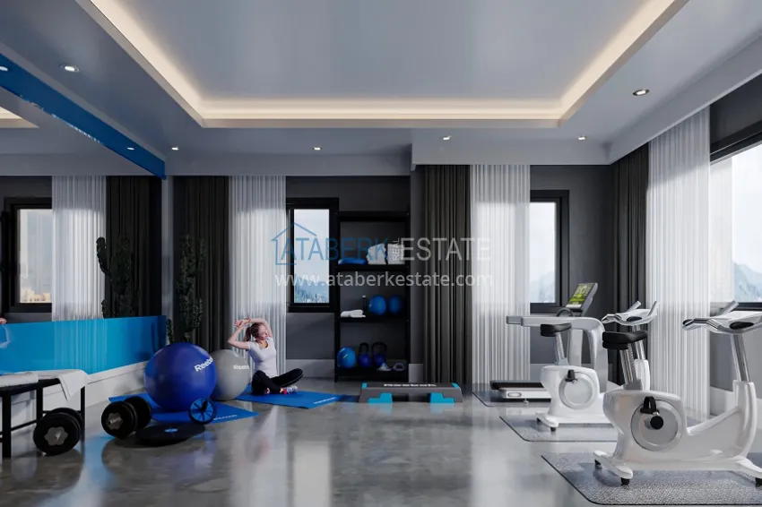 New investment project of a residential complex in Alanya - Konakli 13