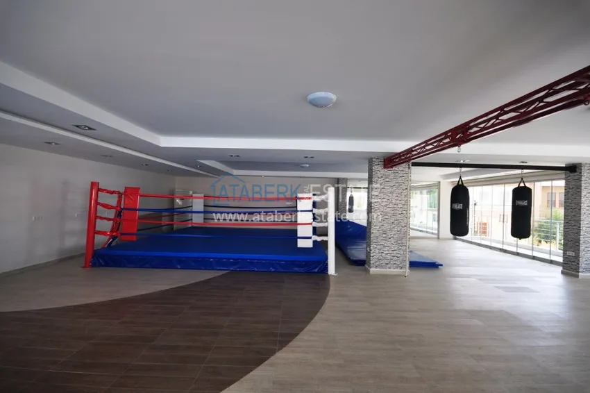 Penthouse in Kargicak with author's interior and sea and mountain views 13 