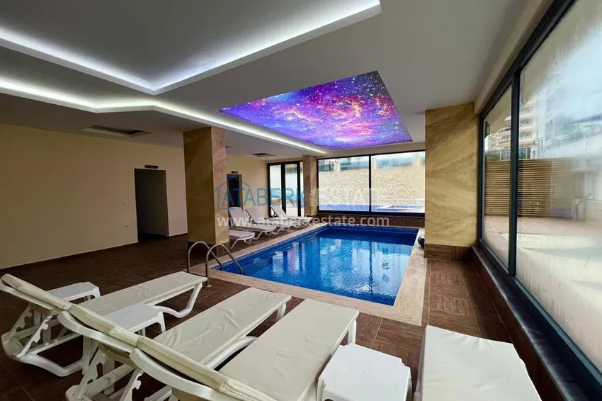 Purchase Penthouse in Kargicak furnished with sea and mountain views 14 