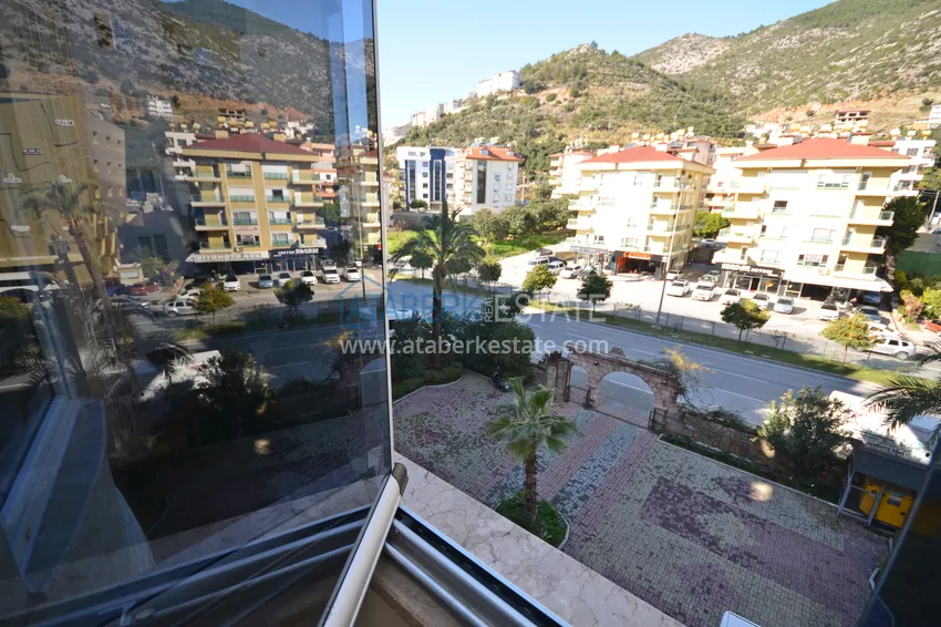 Purchase Apartment in the center of Alanya partially furnished with a glazed balcony 14 