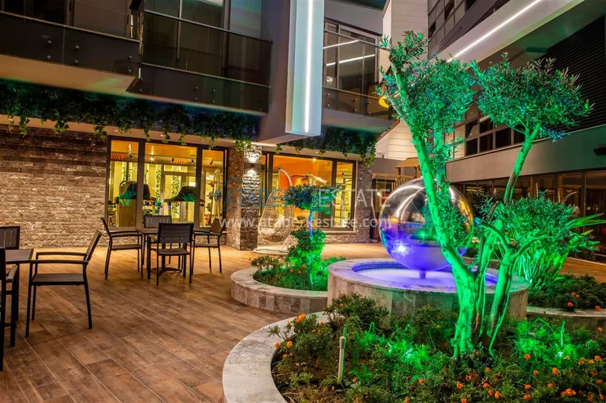 Rent an apartment in the center of Alanya in a luxury residential complex  16 