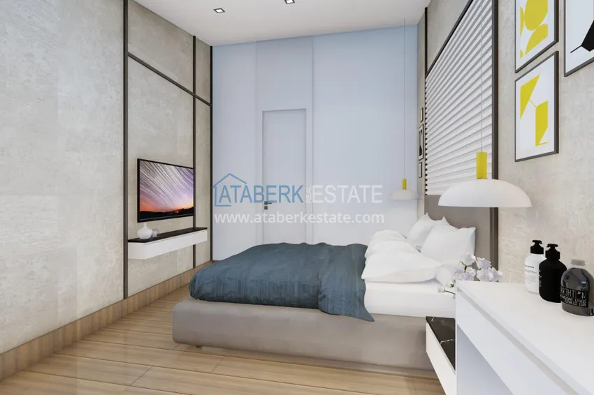 Purchase  Apartment in the center of Alanya in a complex at the final stage of construction 3 