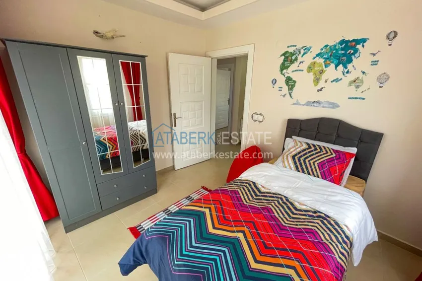 Purchase  Apartment in Mahmutlar with furniture, glazed balcony and very spacious terrace 16 