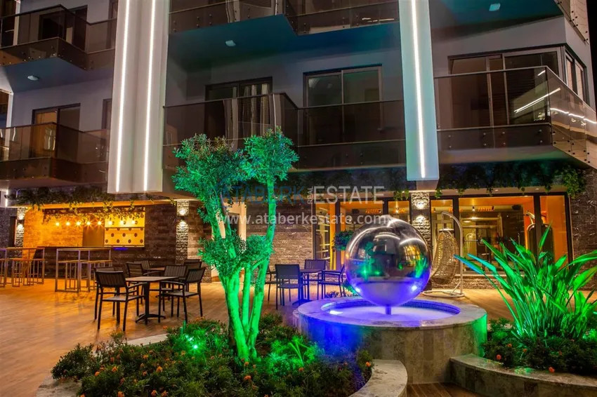 Rent an apartment in the center of Alanya in a luxury residential complex  20 