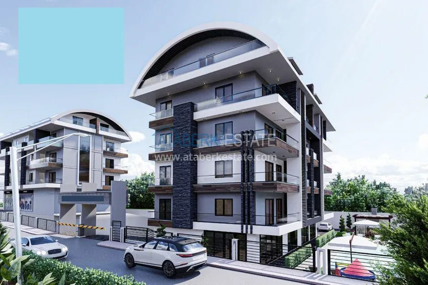 New project of a low-rise residential complex in Alanya, Upper Oba district 1 