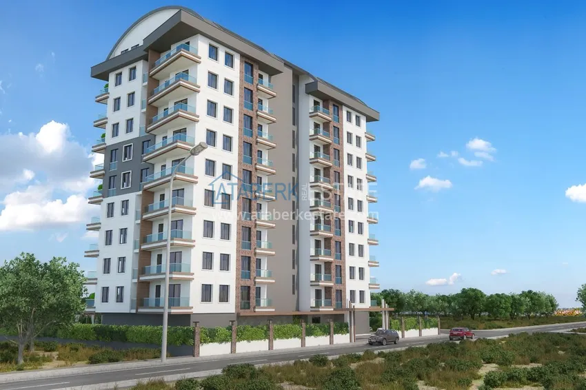 Apartment in Mahmutlar from an investor with a fine finish and a sea view 1 