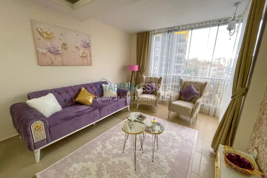 Purchase  Apartment in Mahmutlar with furniture, glazed balcony and very spacious terrace 1 
