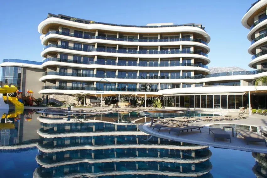 Apartment in Kargicak furnished in a residence on the first coastline 1 