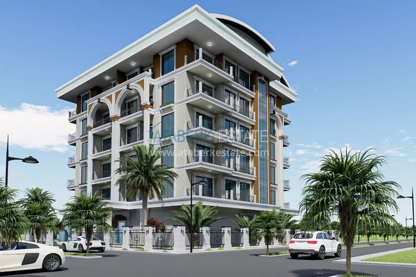 New investment project of a comfortable residential complex in Mahmutlar 1 
