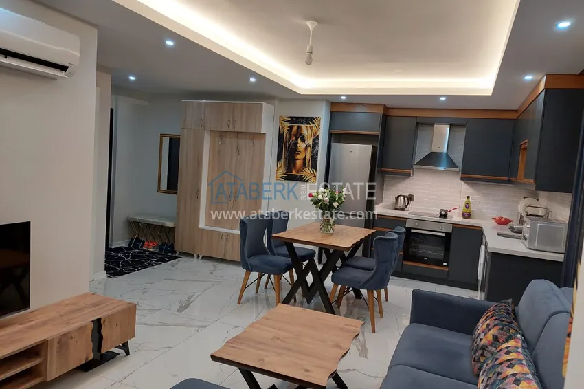 Purchase Apartment for rent in Alanya Cleopatra beach area in a complex with swimming pool No. 10 1 