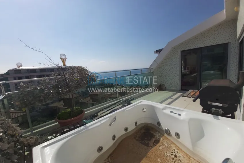 Purchase  Penthouse in Kargicak with author's interior and sea and mountain views 24 