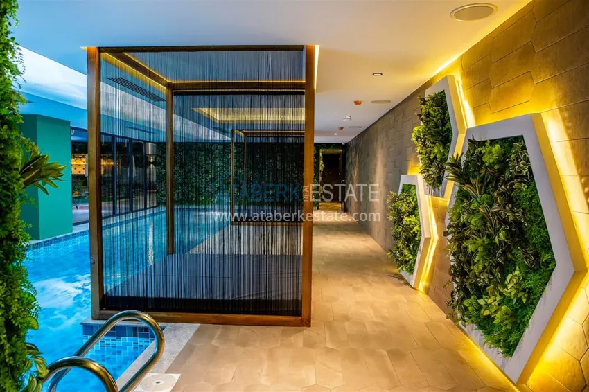 Rent an apartment in the center of Alanya in a luxury residential complex  26 