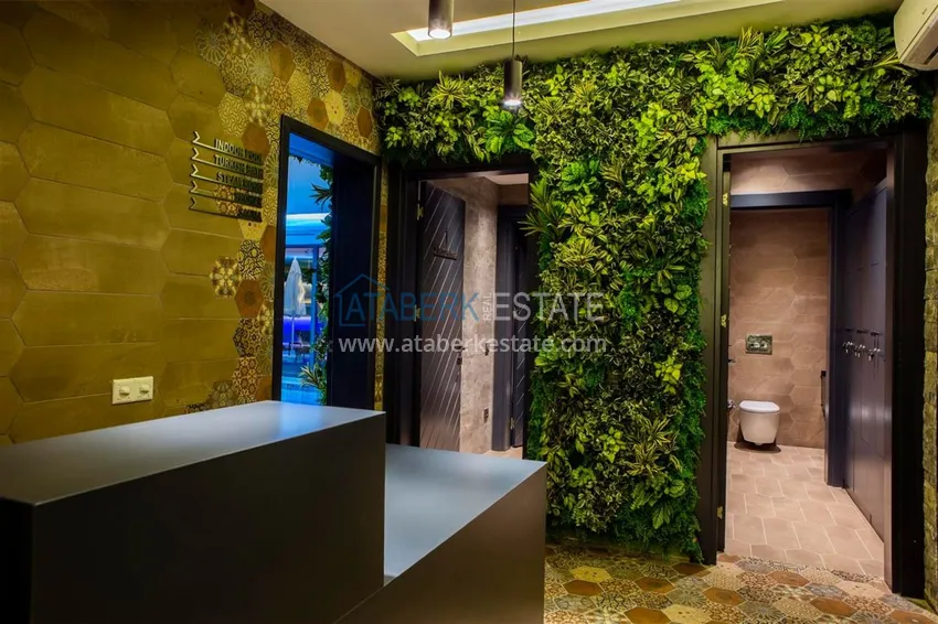 Rent an apartment in the center of Alanya in a luxury residential complex  30 