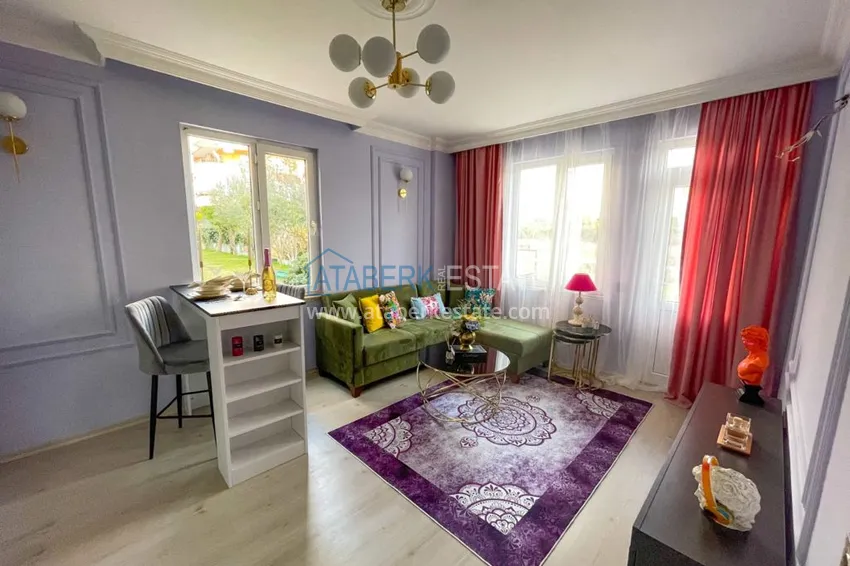 Apartment in Oba with author's interior in a cozy residential complex 1 