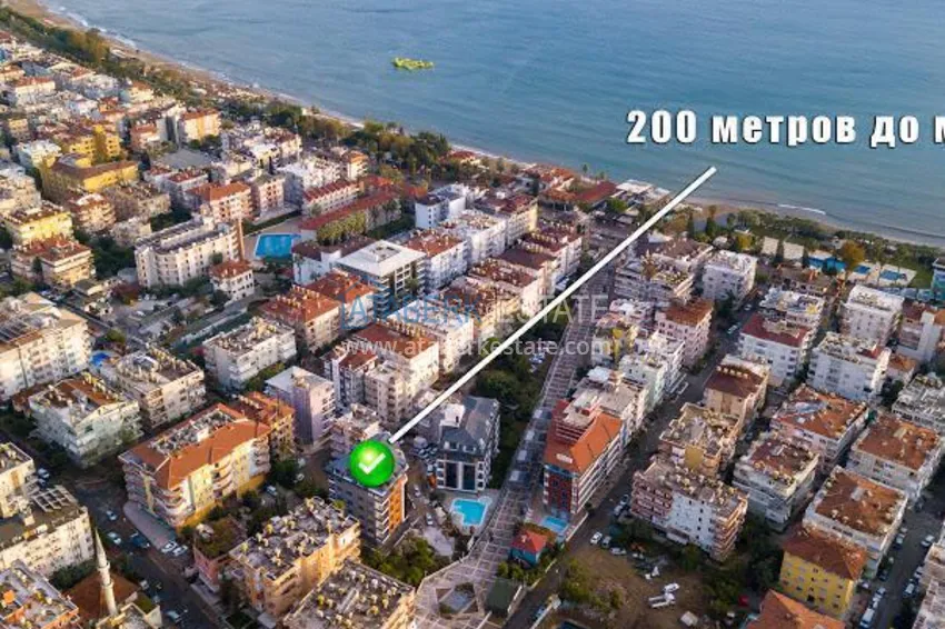 Furnished apartment in the center of Alanya, next to the sea 4 