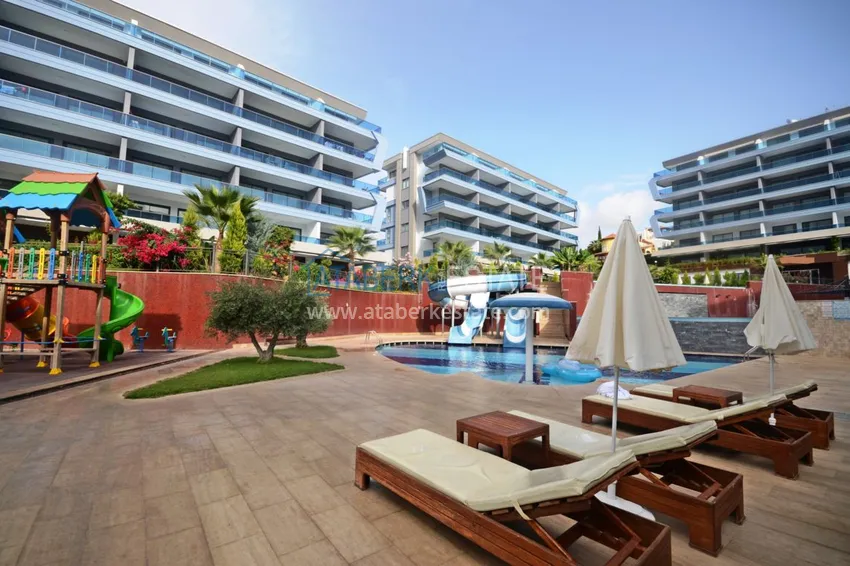 Penthouse in Kargicak furnished with sea and mountain views 1 