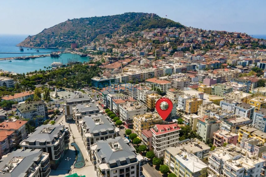 New project of a modern city house in the very center of Alanya 2 