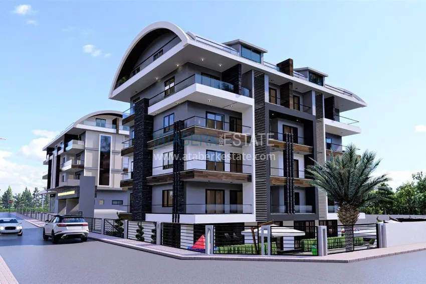 New project of a low-rise residential complex in Alanya, Upper Oba district 2 