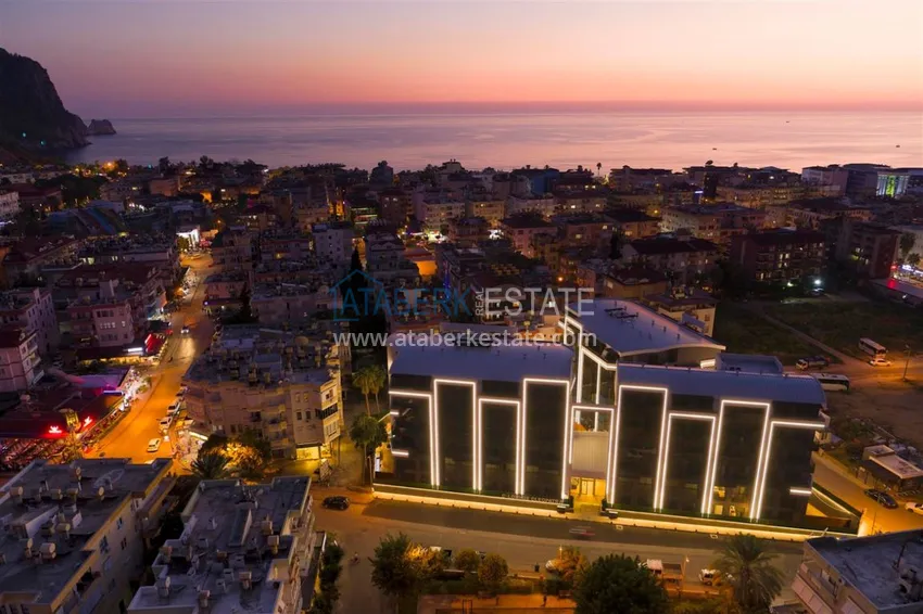 Rent an apartment in the center of Alanya in a luxury residential complex  2 