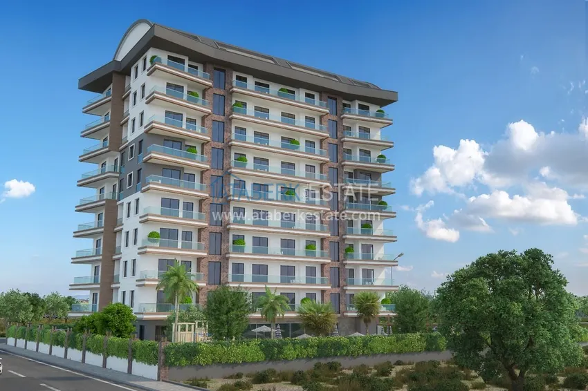 Apartment in Mahmutlar from an investor with a fine finish and a sea view 2 