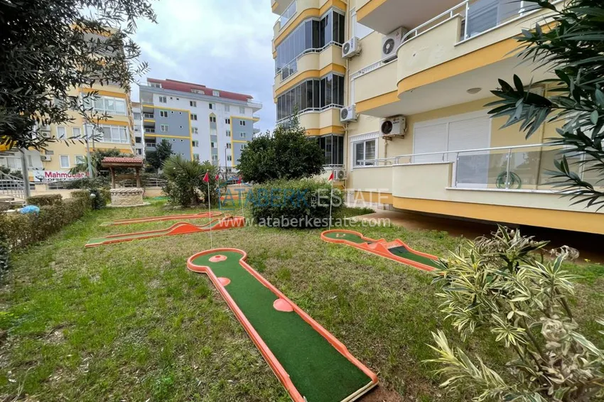 Furnished apartment in Mahmutlar with sea view in a residential complex 4 