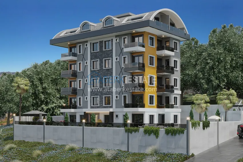New investment project of a residential complex in Alanya - Konakli 3