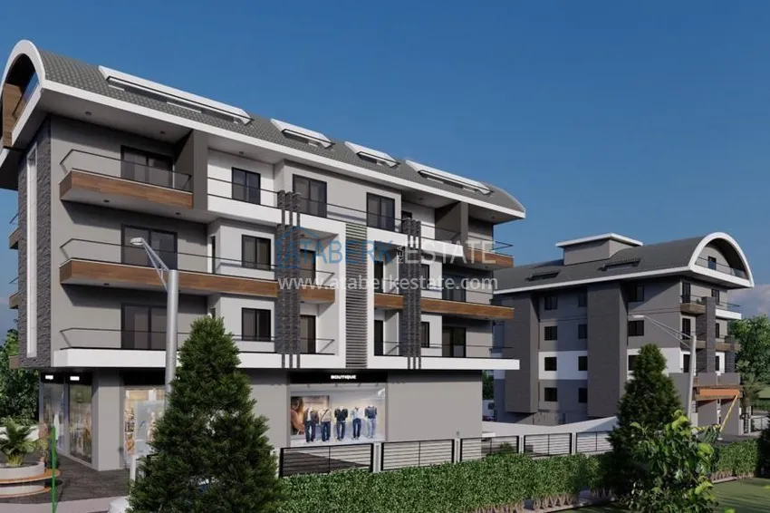 New project of a low-rise residential complex in Alanya, Upper Oba district 3 