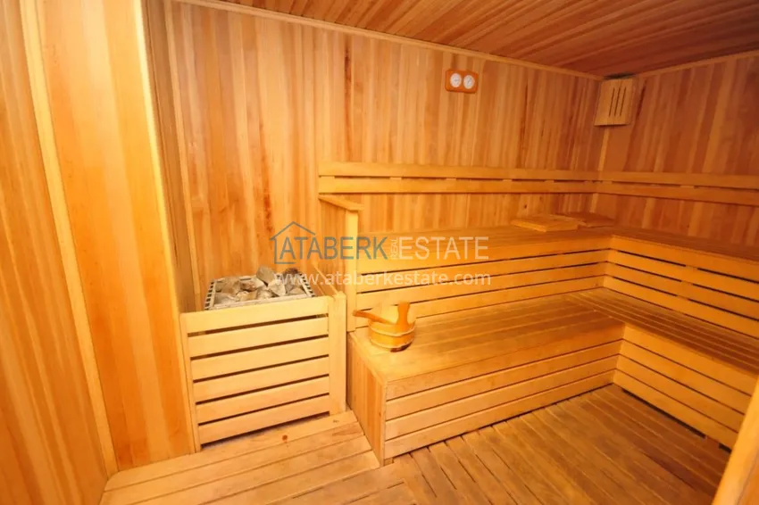 Studio apartment in Mahmutlar with furniture in a complex on the first coastline 4 