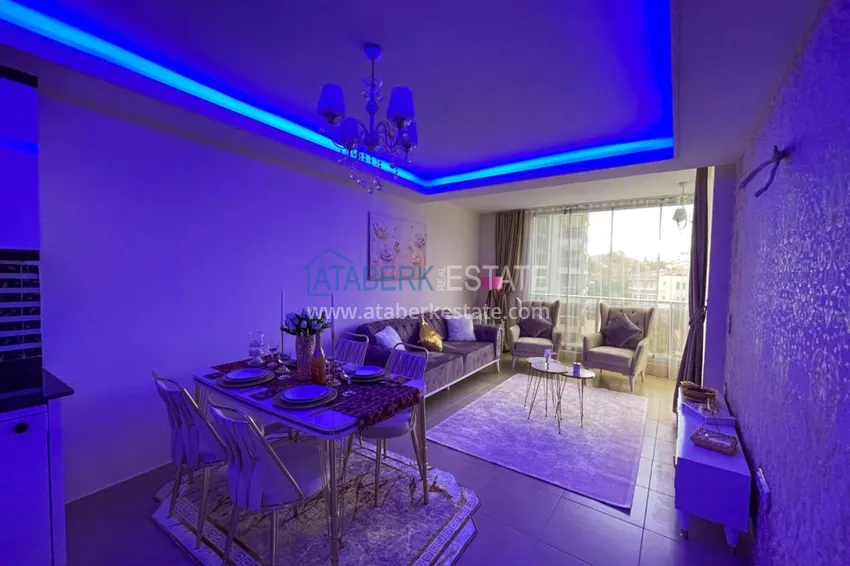 Purchase  Apartment in Mahmutlar with furniture, glazed balcony and very spacious terrace 4 