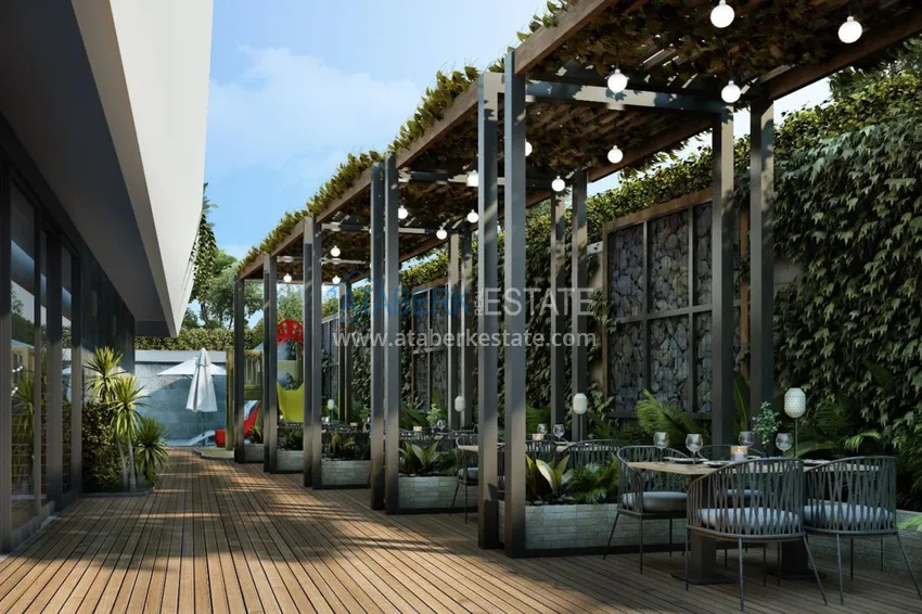 Apartment in the center of Alanya in a complex at the final stage of construction 8 