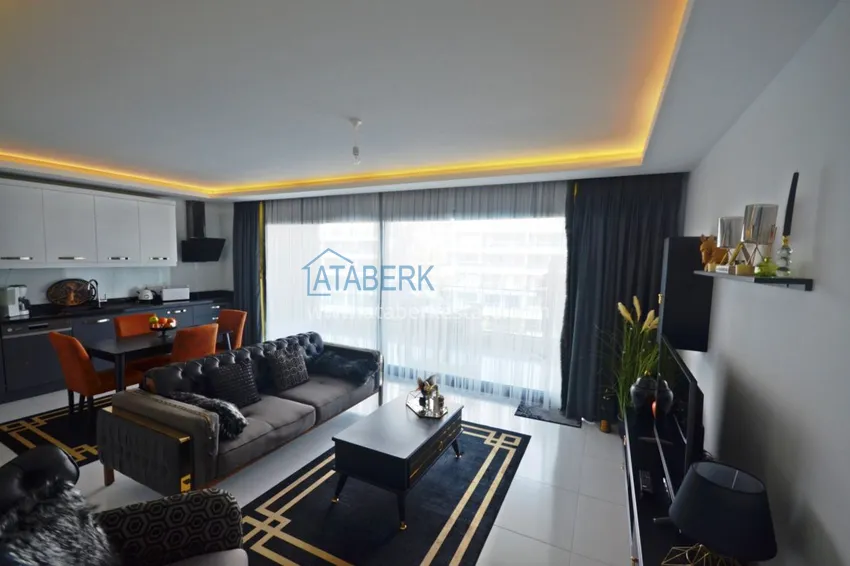 Purchase Penthouse in Kargicak furnished with sea and mountain views 4 