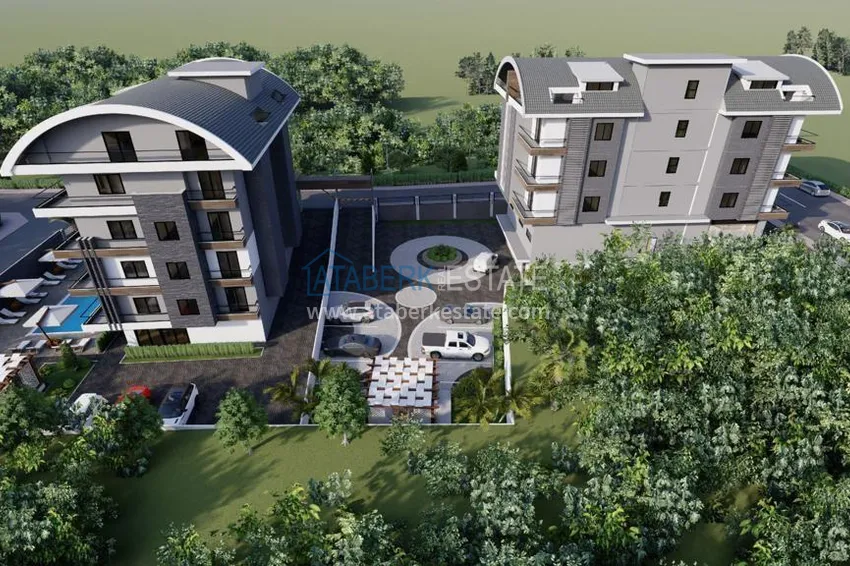 New project of a low-rise residential complex in Alanya, Upper Oba district 4 