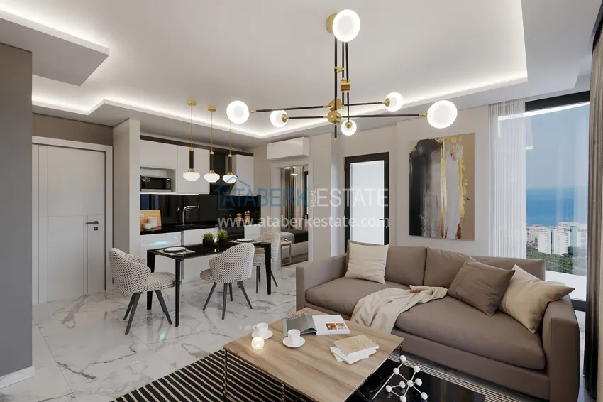 Purchase  Three – room apartment in Mahmutlar from an investor with a fine finish 5 