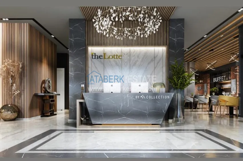 Apartment in the center of Alanya in a complex at the final stage of construction 10 