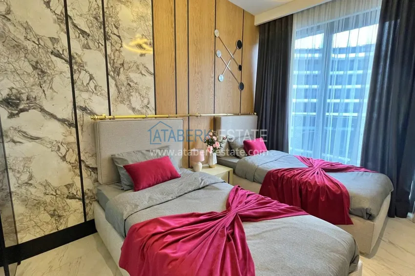 Purchase Apartment in Kargicak furnished in a residence on the first coastline 6 