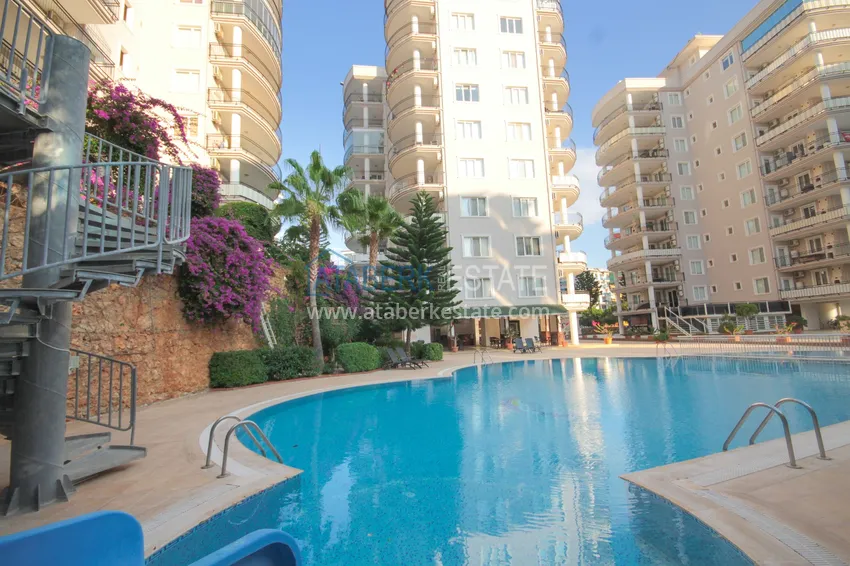 Furnished apartment in Tosmur district in a complex with infrastructure 7 