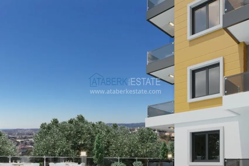 New investment project of a residential complex in Alanya - Konakli 7