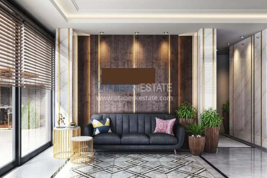 Apartments in the center of Alanya from an investor in a complex under construction 8 