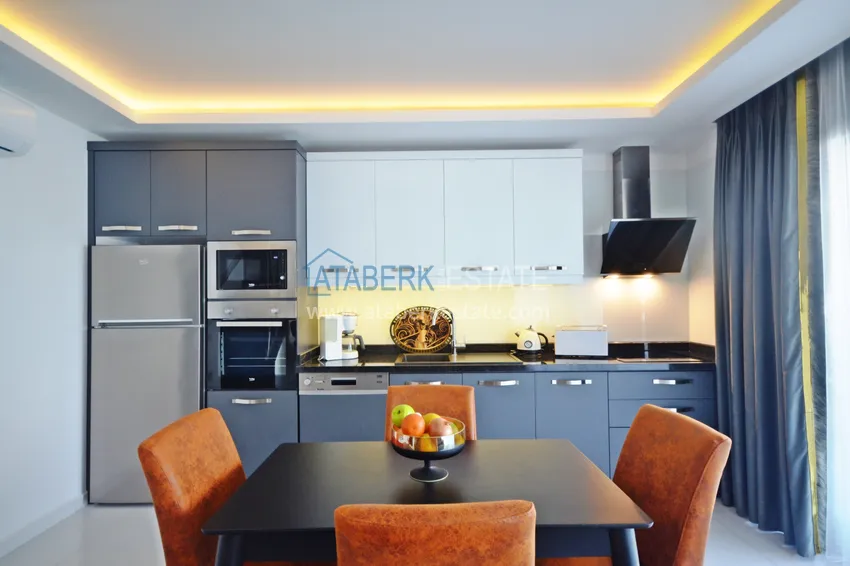 Purchase Penthouse in Kargicak furnished with sea and mountain views 7 