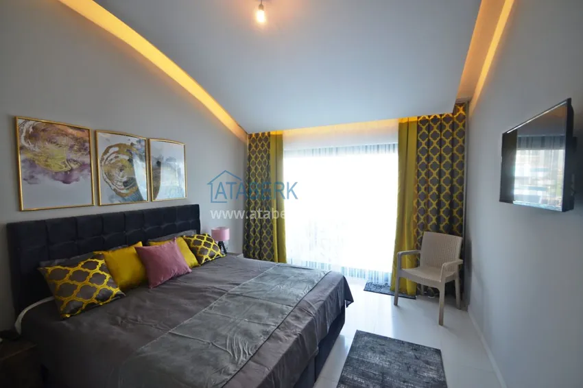 Purchase Penthouse in Kargicak furnished with sea and mountain views 8 