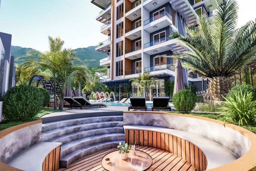 New investment project of an off-plan residential complex in Mahmutlar 8 