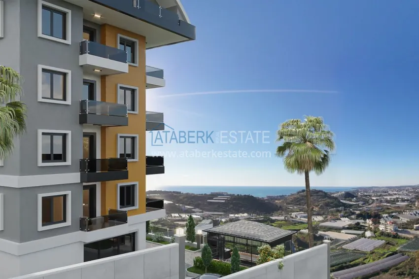 New investment project of a residential complex in Alanya - Konakli 9