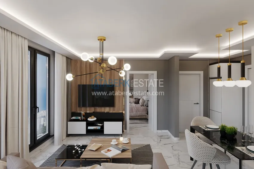 Purchase  Three – room apartment in Mahmutlar from an investor with a fine finish 8 